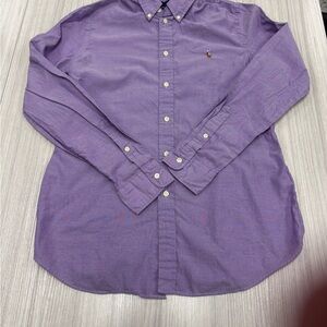 Ralph Lauren Purple Casual Button Down Shirt Light weight
